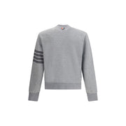 Thom Browne Gray Cotton Sweatshirt