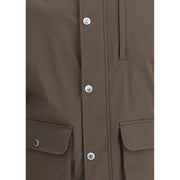 Brunello Cucinelli Brown Polyamide Coat