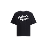 Maison Kitsuné Black Cotton T-Shirt