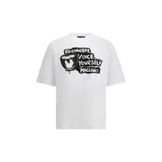 Dsquared² White Cotton T-Shirt