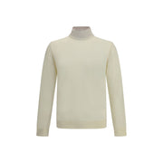 Cruna Cream Wool Turtleneck