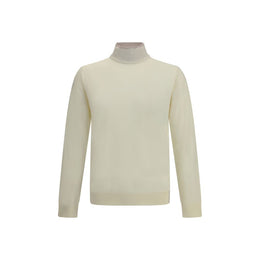 Cruna Cream Wool Turtleneck