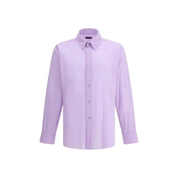 Tom Ford Purple Cotton Dress Shirt