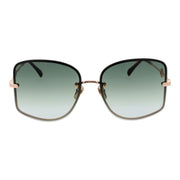 Maje Rose Gold Metal Sunglasses