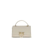 PINKO Cream Calf Leather Bos Taurus Wallet