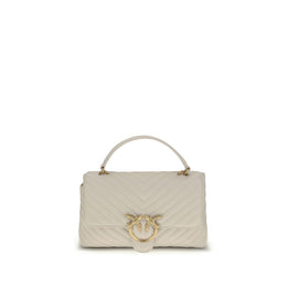 PINKO Cream Calf Leather Bos Taurus Wallet