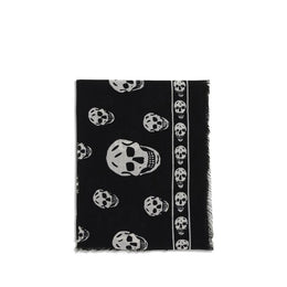 Alexander McQueen Black Modal Scarf