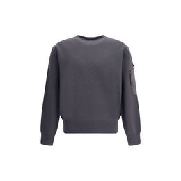 Parajumpers Gray Cotton Sweatshirt