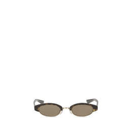 Alexander McQueen Brown Acetate Sunglasses