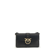 PINKO Black Calf Leather Bos Taurus Wallet