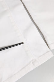 Dolce & Gabbana Off White Cotton Stretch Slim Fit Denim Jeans