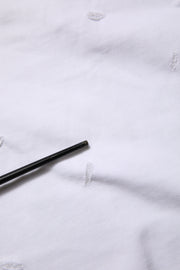 Dolce & Gabbana White Ripped Mid Waist Casual Bermuda Short