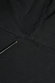 Dolce & Gabbana Black Logo FullZip Hooded Sweatshirt Sweater