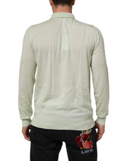 Dolce & Gabbana Light Green Logo TurtleNeck Pullover Sweater