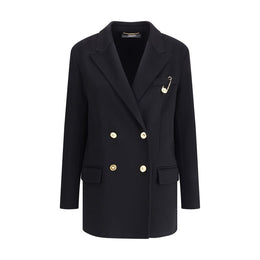 Versace Black Cashmere Coat