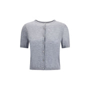 Lisa Yang Gray Cashmere Cardigan