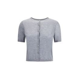 Lisa Yang Gray Cashmere Cardigan