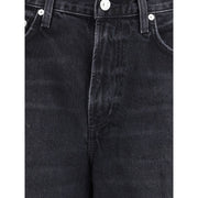 Citizens of Humanity Black Recycled Cotton High-Waisted Jean