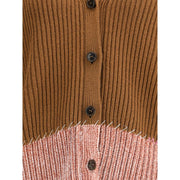 Marni Brown Viscose Cardigan