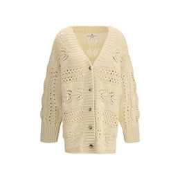 Ermanno Scervino Beige Cashmere Cardigan