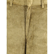 Petar Petrov Gold Cotton Casual Pants