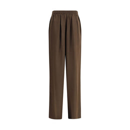 Petar Petrov Brown Silk Pants