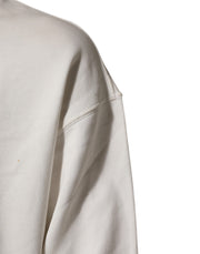 Dolce & Gabbana White DG Logo Crew Neck Sweatshirt Sweater