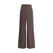 Di Stavnitser Brown Fleece Wool Casual Pants
