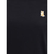 Maison Kitsuné Black Cotton T-Shirt