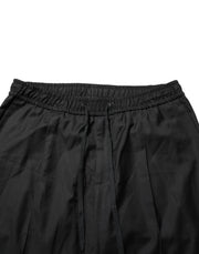 Dolce & Gabbana Black Drawstring Men Jogger Sweatpants Pants