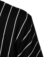 Dolce & Gabbana Black Cotton Polka Dots Round Neck T-shirt