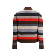 Tory Burch Multicolor Merino Wool Turtleneck