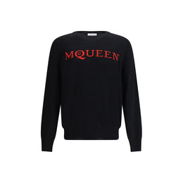 Alexander McQueen Black Wool Sweatshirt