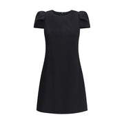 Alexander McQueen Black Wool Casual Dress