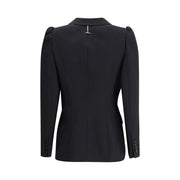 Alexander McQueen Black Wool Coat