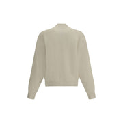 Jacquemus White Fleece Wool Cardigan