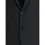 Ami Paris Gray Fleece Wool Clothing