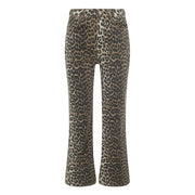 Ganni Multicolor Cotton Flared Pants