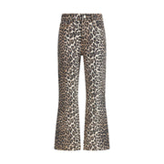 Ganni Multicolor Cotton Flared Pants