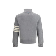 Thom Browne Gray Fleece Wool Sweatshirt