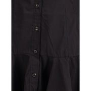 Ganni Black Cotton Casual Dress