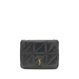 Saint Laurent Black Lamb Ovis Aries Aries Shoulder Bag