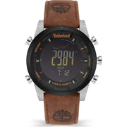 Timberland Brown Leather Digital Watch