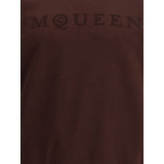 Alexander McQueen Brown Cotton Sweatshirt