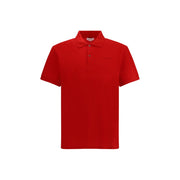 Alexander McQueen Red Cotton Polo Shirt