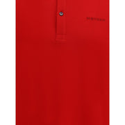 Alexander McQueen Red Cotton Polo Shirt