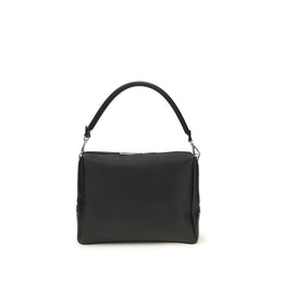 Fendi Black Calf Leather Bos Taurus Shoulder Bag