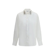 Alexander McQueen White Cotton Dress Shirt
