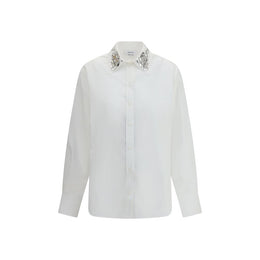 Alexander McQueen White Cotton Dress Shirt