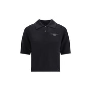Givenchy Black Wool Polo Shirt